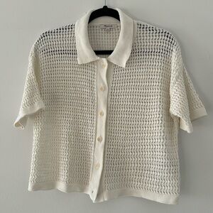 Madewell Knit Polo Sweater, S